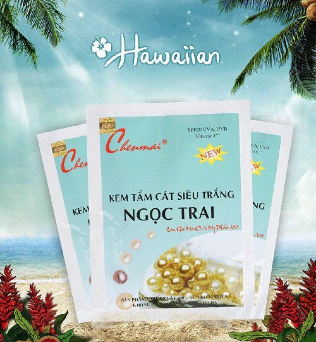 Kem tắm trắng ngọc trai Chenmai 150g hiệu quả nhanh như tắm trắng cf chỉ sau 1 lần dùng