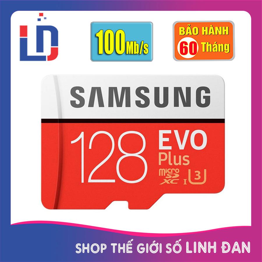 Thẻ nhớ micro SD samsung Evo plus 128GB 100MB/s 4k video (new version) - EV 128