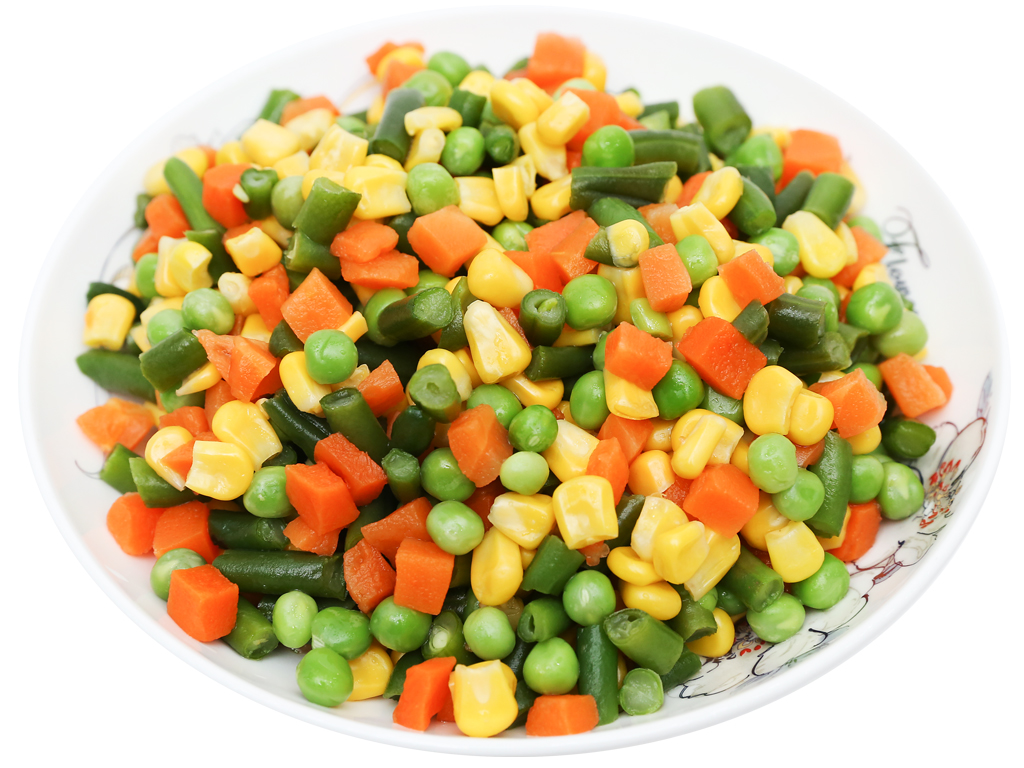 Gói 500g Rau củ hỗn hợp cắt sẵn tiện lợi