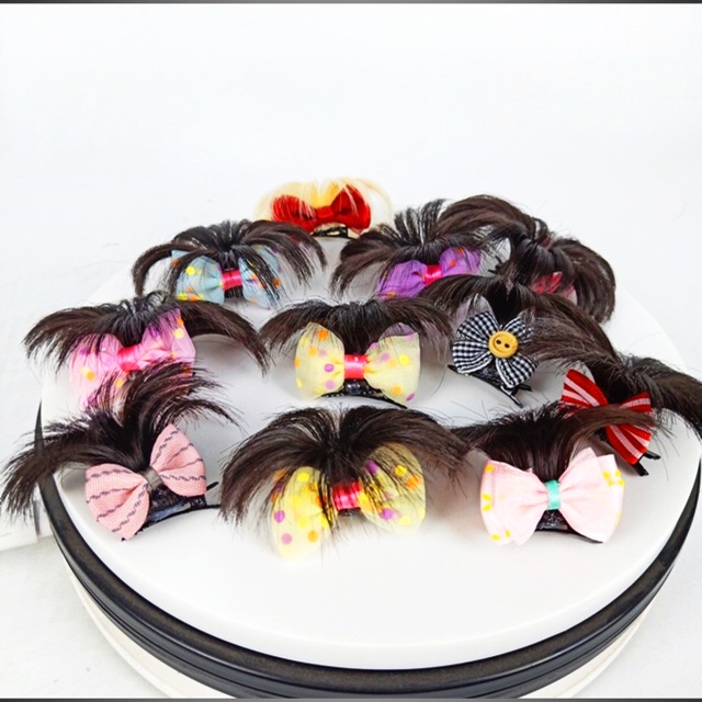 Chỏm Tóc Đỉnh Đầu/ Kẹp Tóc Dạng Cây Dừa Cho Bé Yêu Sỉ 10K