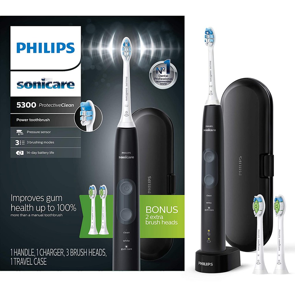 Bàn chải đánh răng điện philips 5300 - hx6423/34