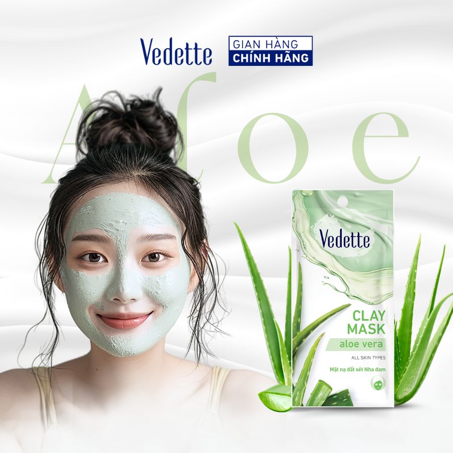 Mặt nạ đất sét Vedette Nha Đam 12g hạn sử dụng > 16 tháng