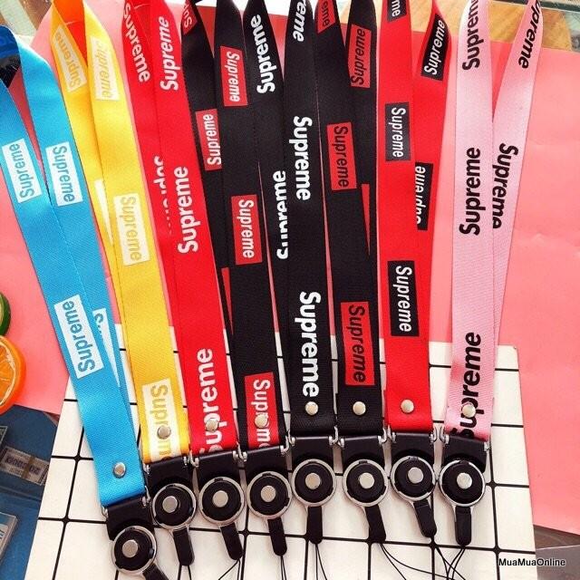 Dây Đeo Điện Thoại Bản To Nhiều Màu Hình Cute Cao Cấp Có Khóa Chốt Giá Rẻ