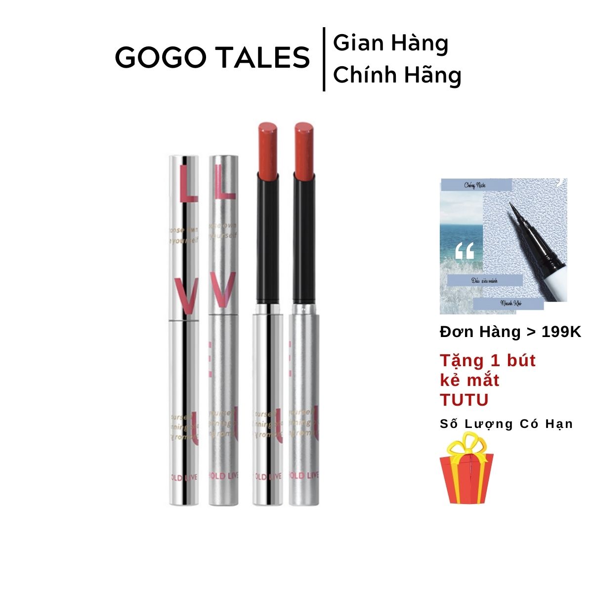 Son thỏi hold live tiny sliver hl516 dạng thỏi mẫu mới 2022