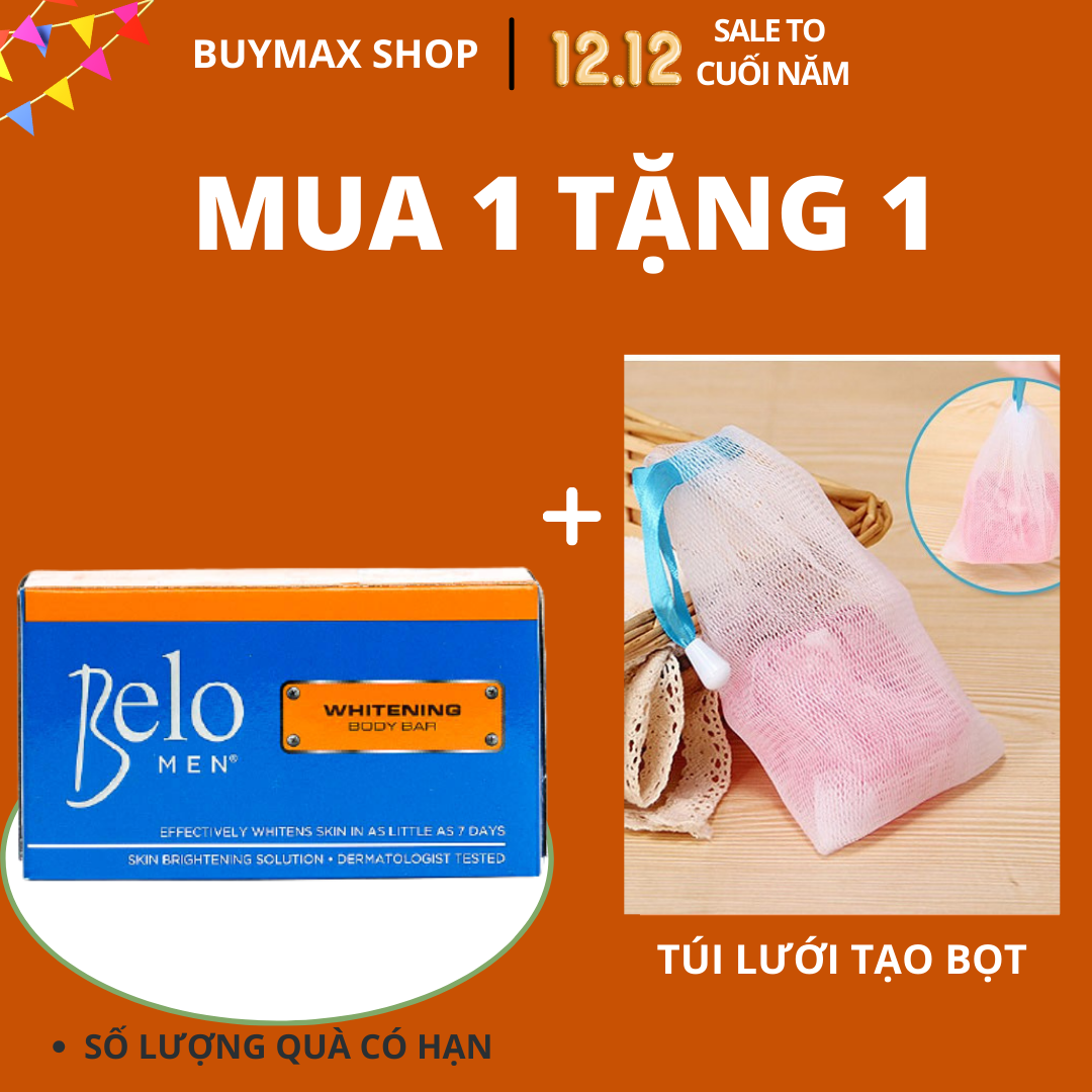 Xà phòng belo dưỡng ẩm làm trắng da với vitamin 90g