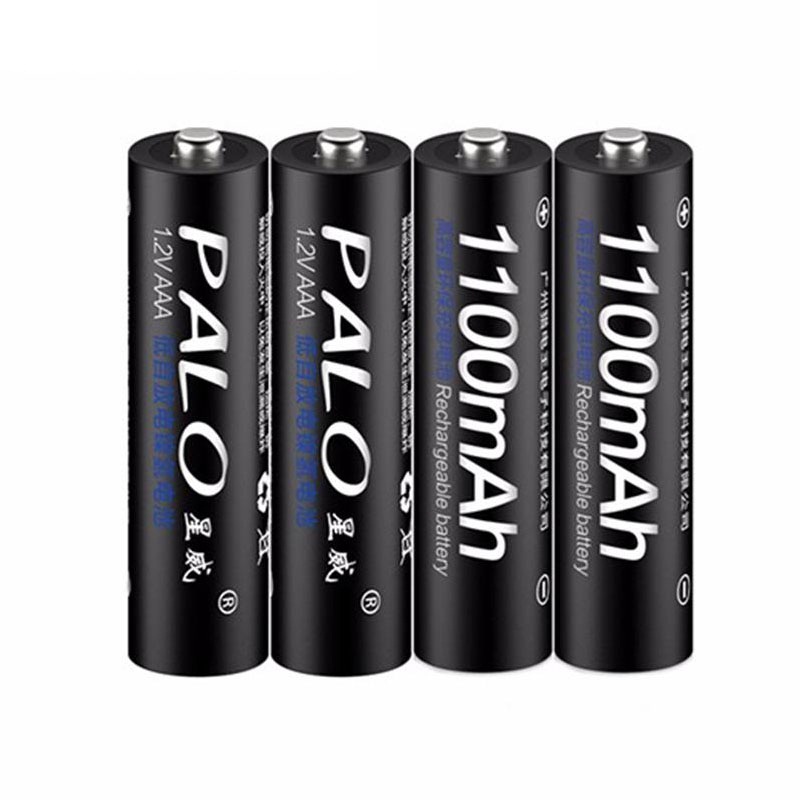 Bộ 4 pin sạc AAA Palo 1100mAh lắp cho điều khiển ,remote tivi máy lạnh...