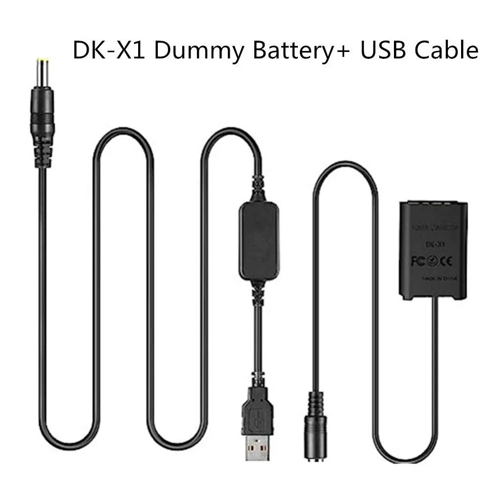 Cáp USB AC-LS5 thả Điện áp cáp 5V-4.2V Máy ảnh Adapter DK-X1 DC Coupler NP