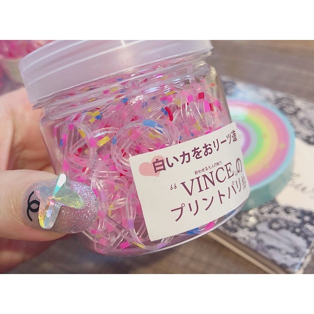 [HCM]HỘP 250ML THUN DẺO CHO BÉ CỘT TÓC LOẠI SIÊU CHẮC MIX NHIỀU MÀU