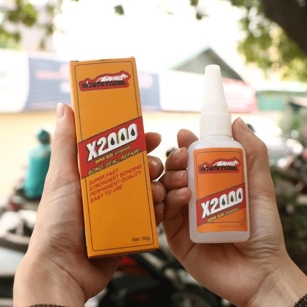 Keo x2000 siêu dính keo dán đa năng Thái Lan chính hãng dán gỗ dán giày dép dán thủy tính dán nhựa dán gốm sứ