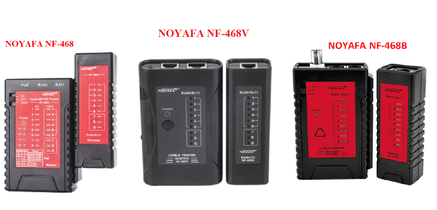 Bộ Test Dây Mạng, Thoại ( NF-468 , NF-468B , NF-468V ) NOYAFA
