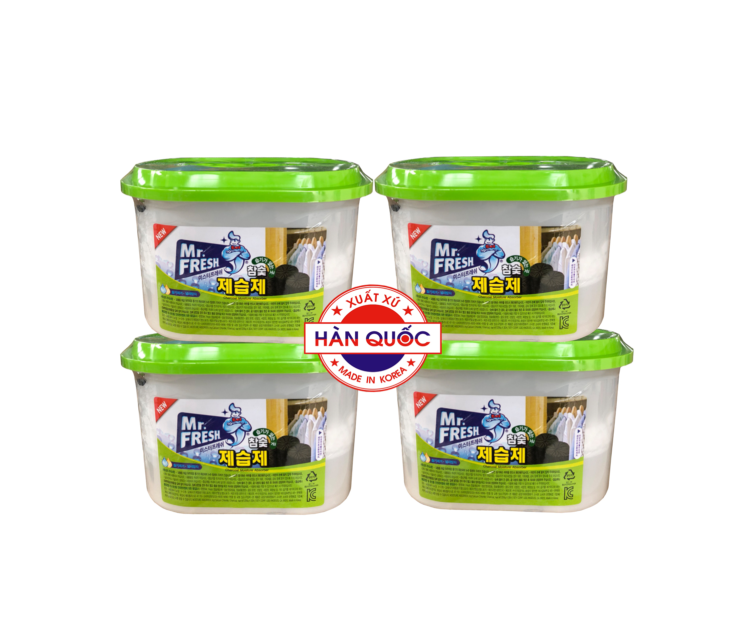 Bình hút ẩm than hoạt tính Mr.Fresh 256g
