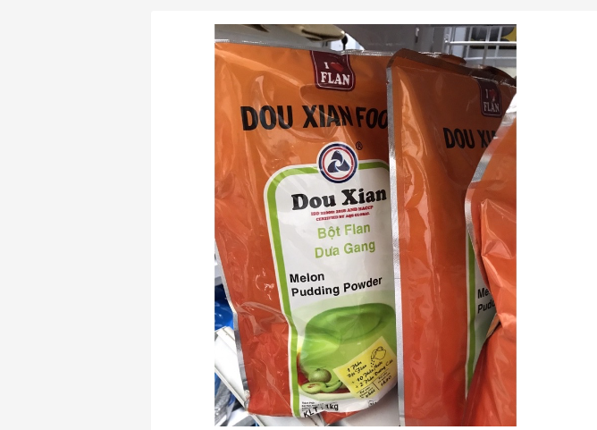 BỘT PUDDING ĐỦ VỊ HÀNG HUY DOUXIAN tách lẻ túi 50g