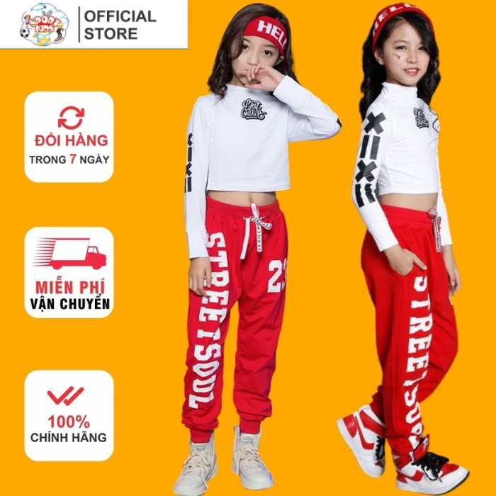 Đồ thu đông cho bé gái, đồ bộ bé gái ,bộ thu đông cho bé gái từ size nhí đến size đại baybyshark1_croptop trắng