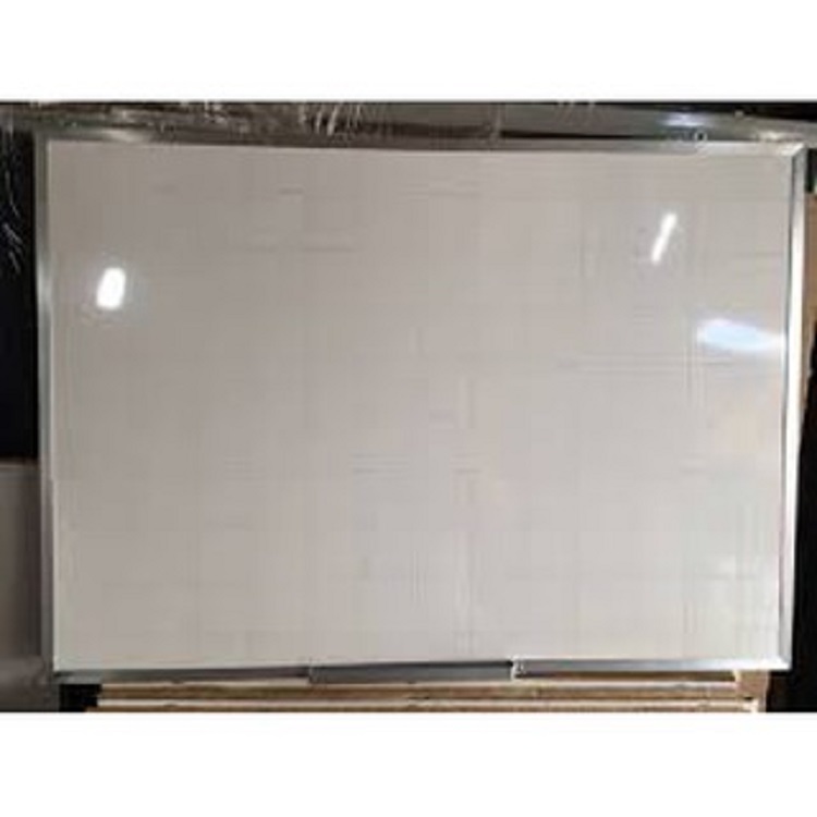 Bảng mica viết bút lông 80 x 120 + bút lông bảng wb30 xanh