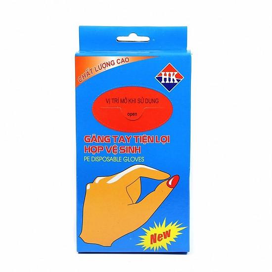 Hộp 100 chiếc găng tay nilong vệ sinh thực phẩm