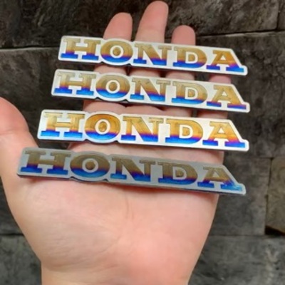 [HCM]TEM TITAN CHỮ HONDA LỚN DÁN BỬNG VÀ NHIỀU VỊ TRÍ XE MÁY CÓ SẴN KEO 3M