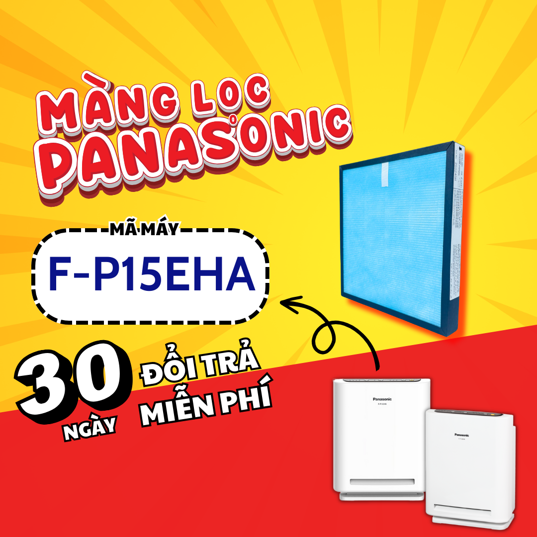 Màng lọc không khí Panasonic F-P15EHA. Màng lọc hepa panasonic, màng than hoạt tính giá rẻ, chất lượng cao, hàng nhập khẩu