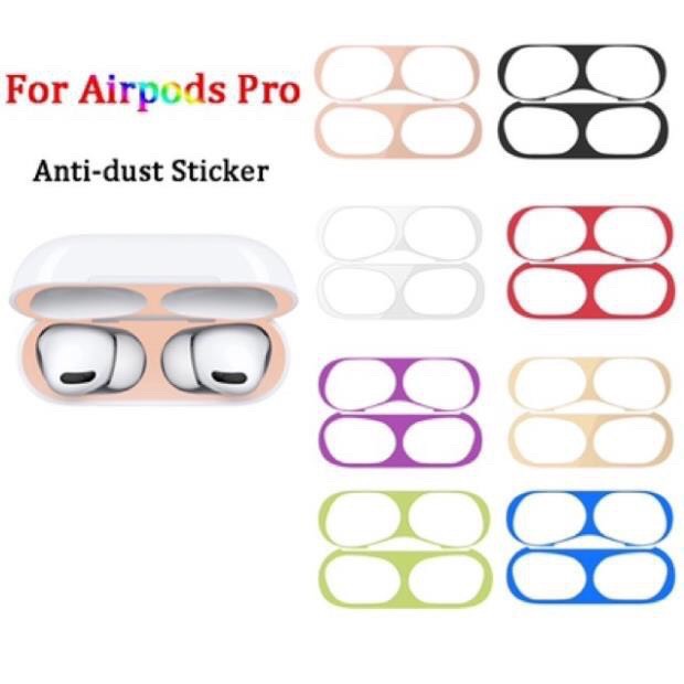🌳AIRPS 1 2 3 PRO 🌳Skin Miếng Dán Kim Loại Bảo Vệ Hộp sạc Tai Nghe Bluetooth Airp Tính Năng Chống Bụi Bẩn