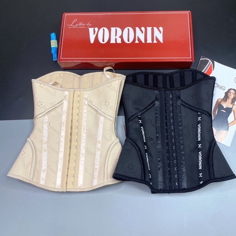 Đai latex biến nhiệt voronin 17 xương cao cấp 2023 - tặng áo lót liner và thanh cài ms0034