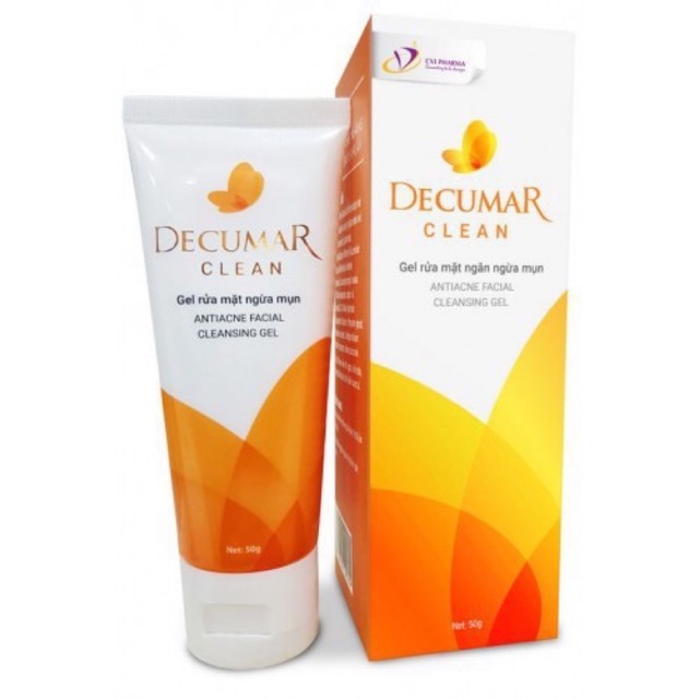 Sữa rửa mặt decumar 50g