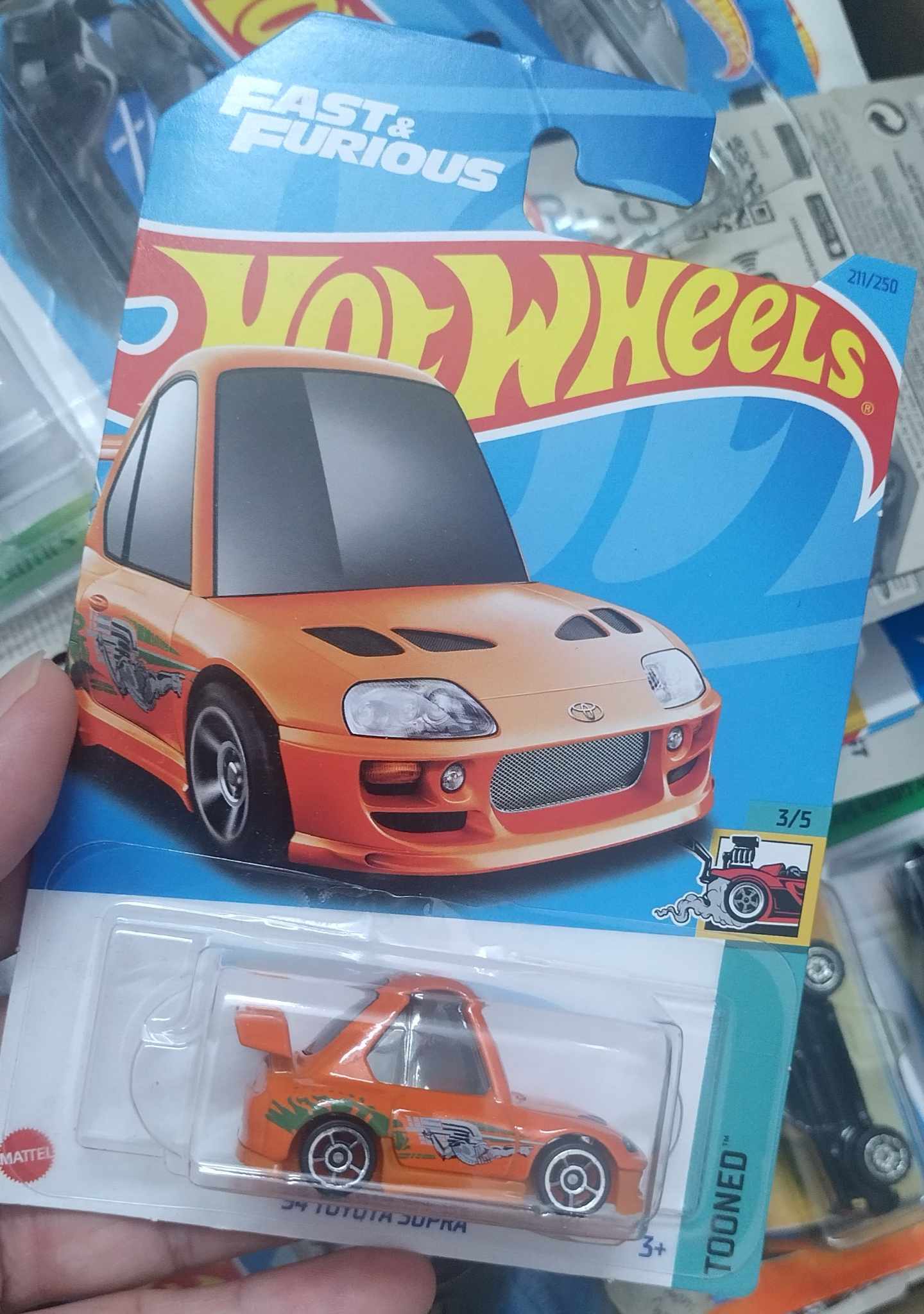 Xe Hotwheels Siêu Cute 94 Toyota Supra