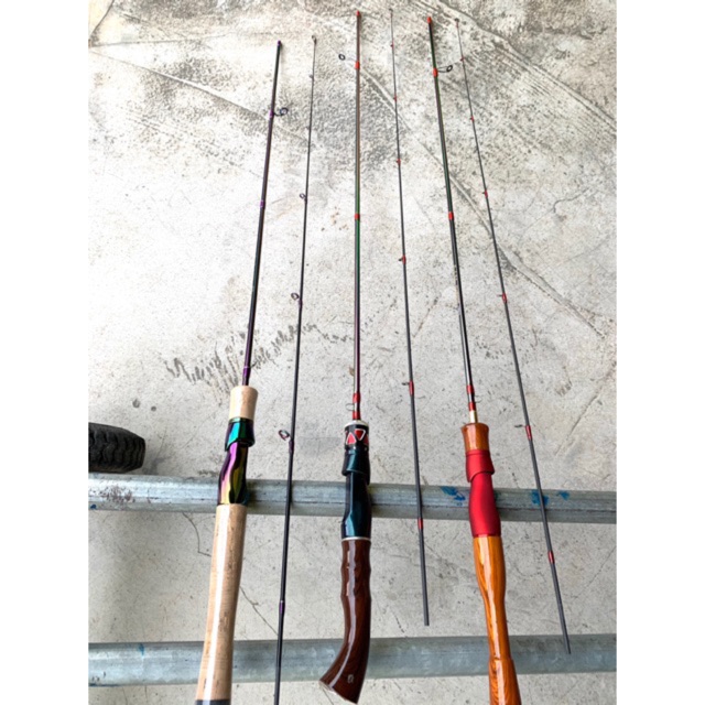 Cần câu lure shimano giá rẻ UL bảy màu  máy đứng, máy ngang