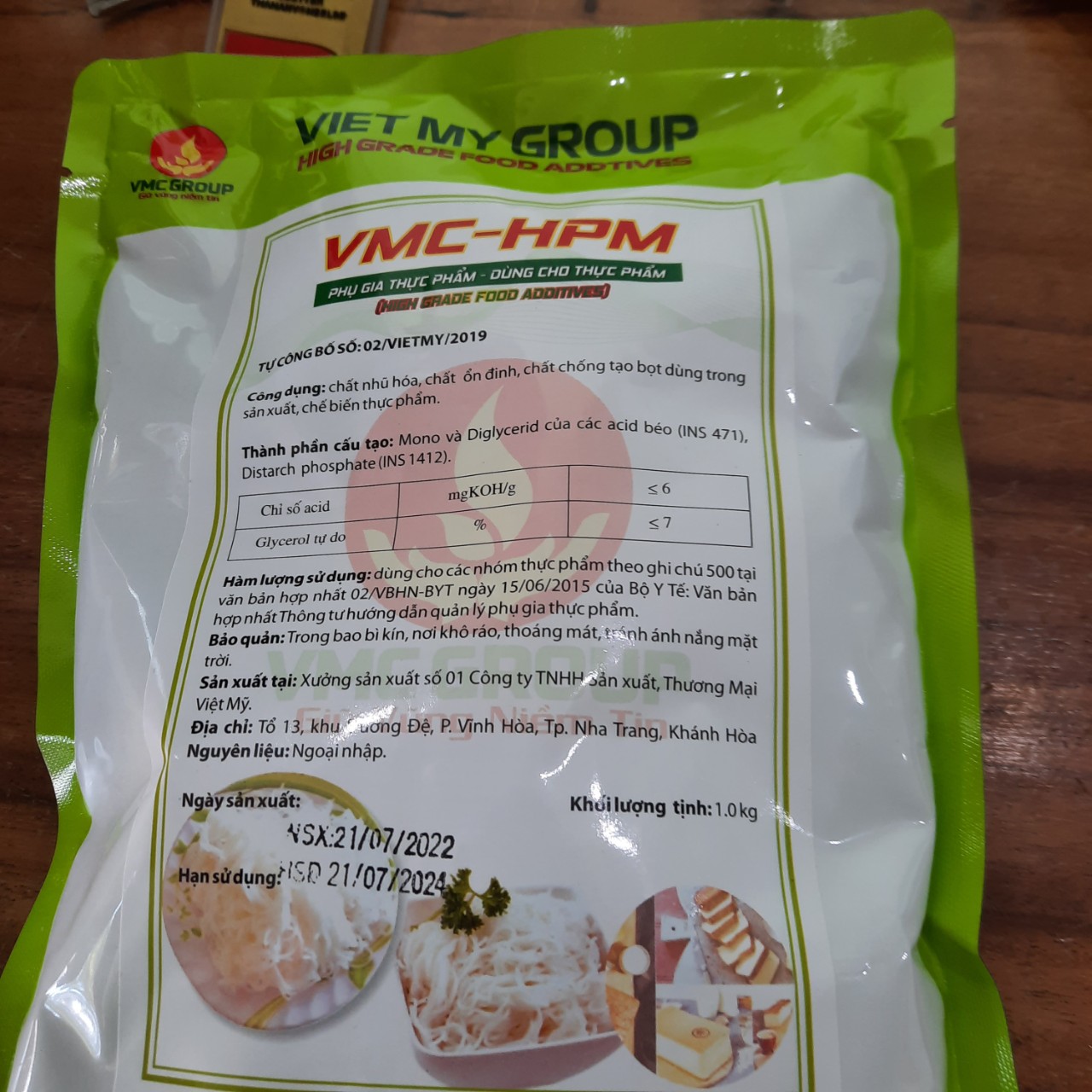 Vmc hpm - phụ gia tạo tơi xốp cho bún mì phở bánh