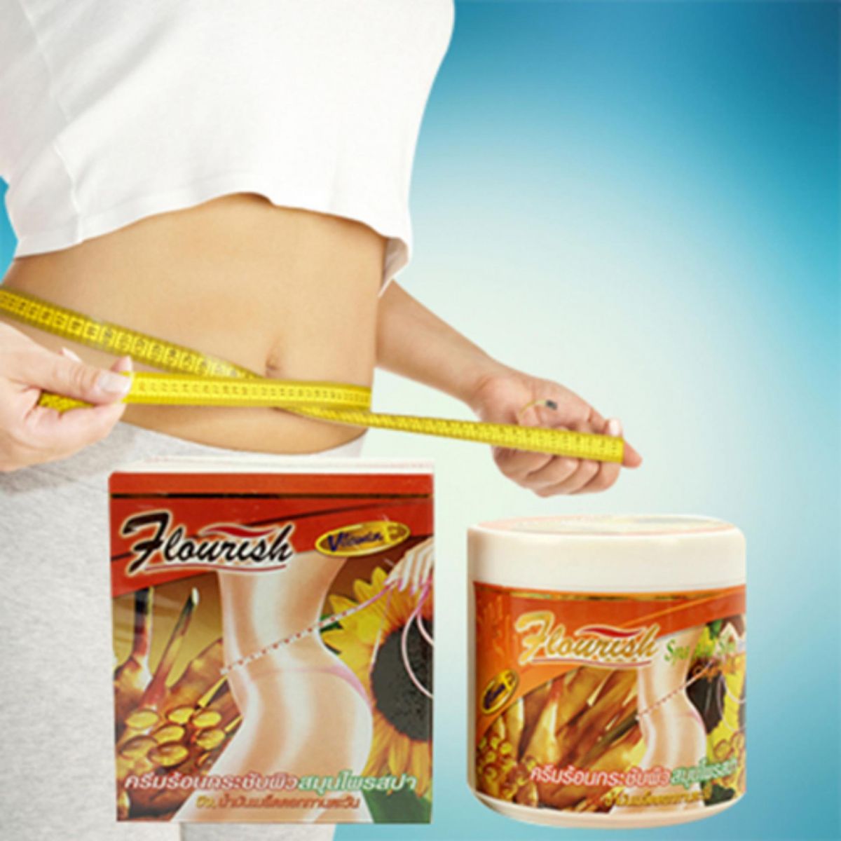 Kem Tan Mỡ Bụng Gừng Ớt FLOURISH Thái Lan 500ml