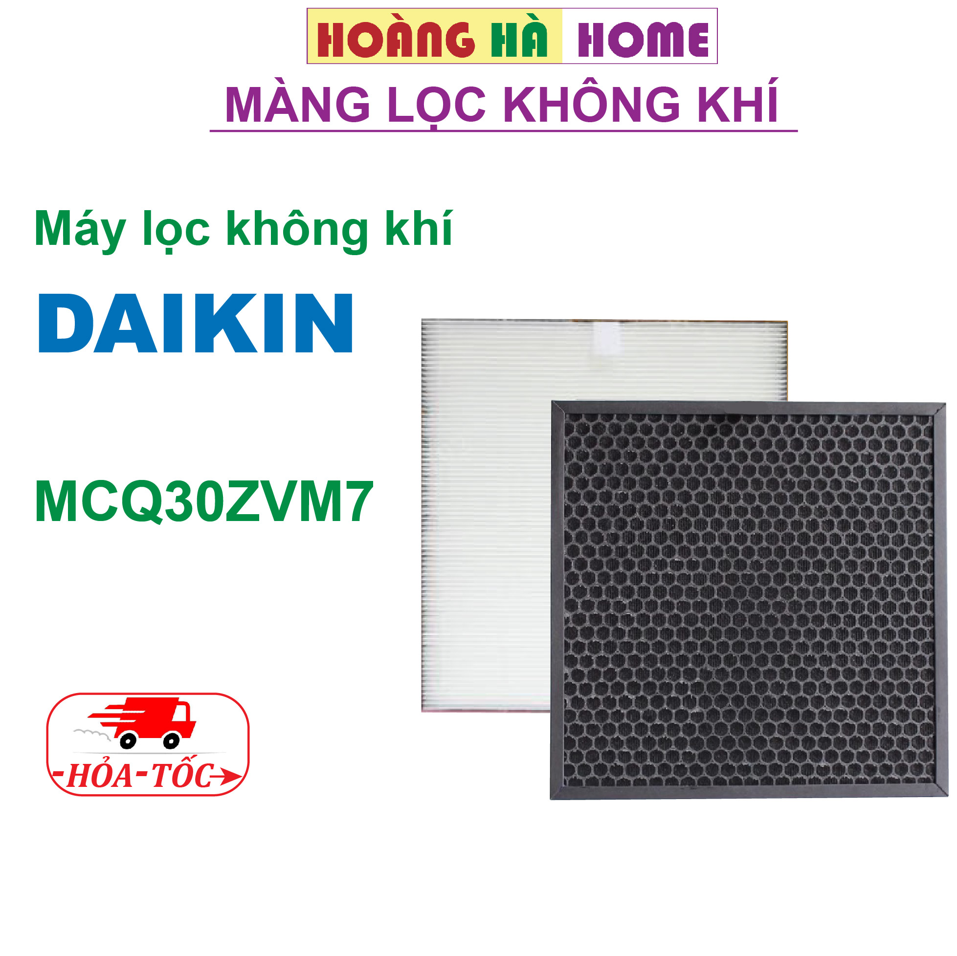 Màng lọc không khí daikin MCQ30ZVM7, Màng lọc hepa daikin, Màng lọc than hoạt tính