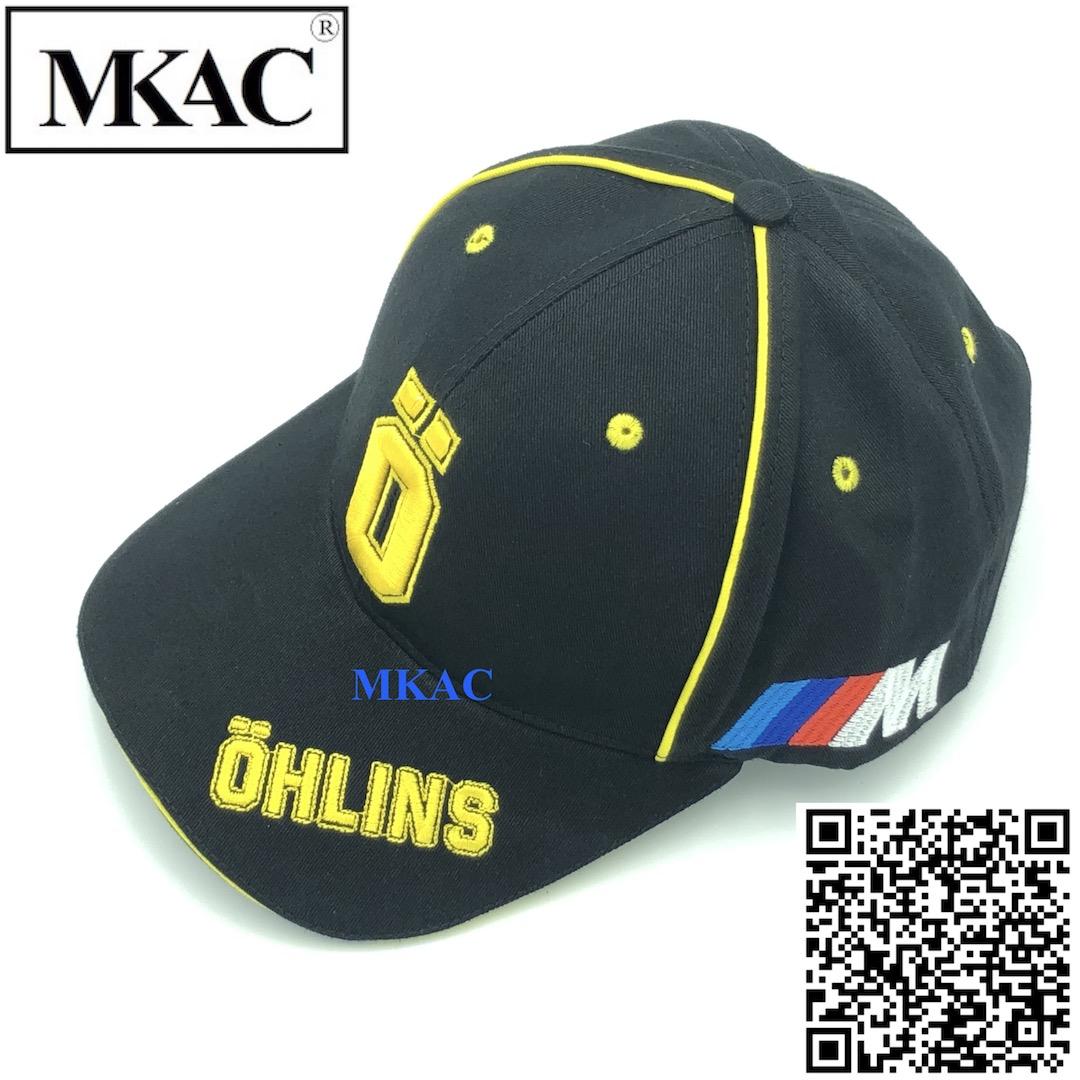 Nón kết - nón lưỡi trai tem xe ohlins cá tính