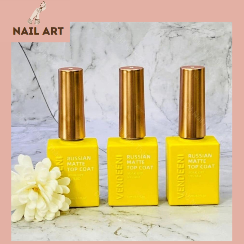 Top lì không lem vendeeni 15ml - top vendeeni siêu lì tráng gương không lem chất lượng cho thợ nail