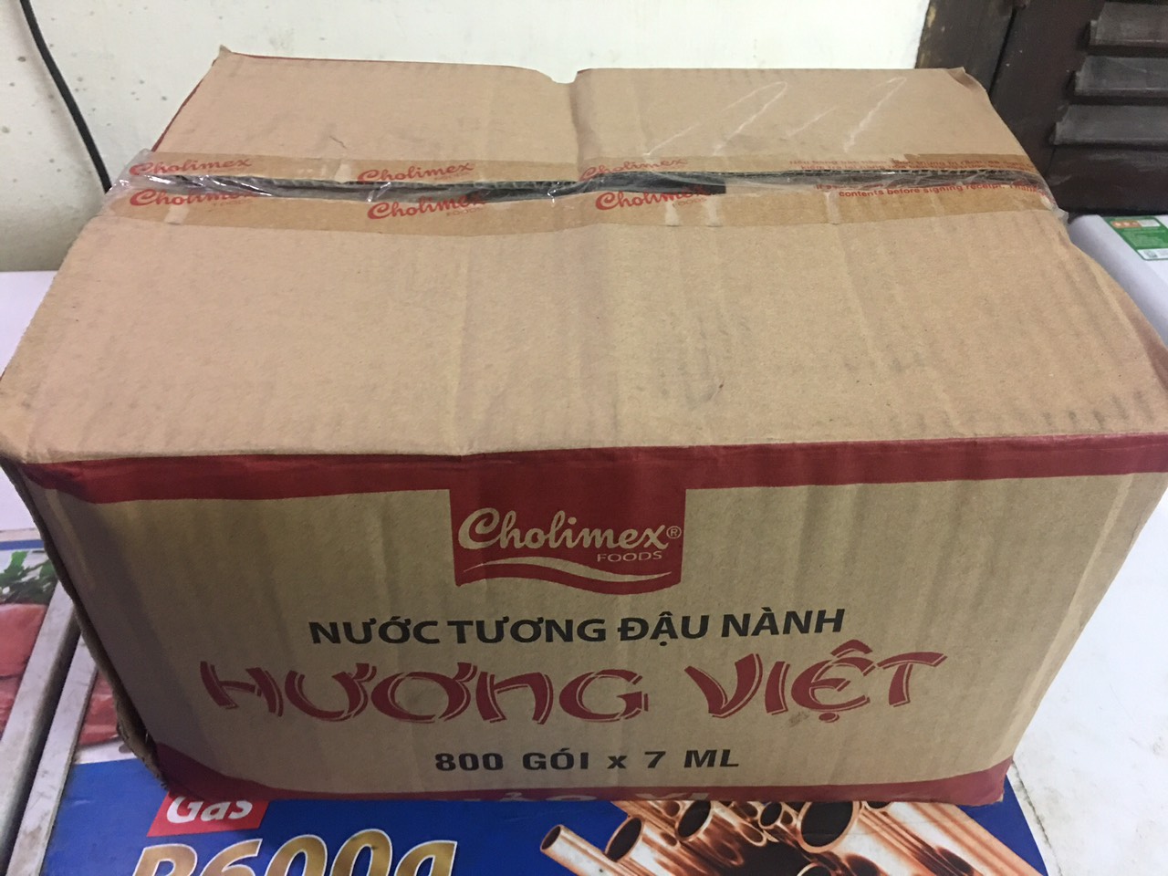 Nước tương Hương Việt Hảo Vị Cholimex - Bịch 50gói 7ml tiện lợi
