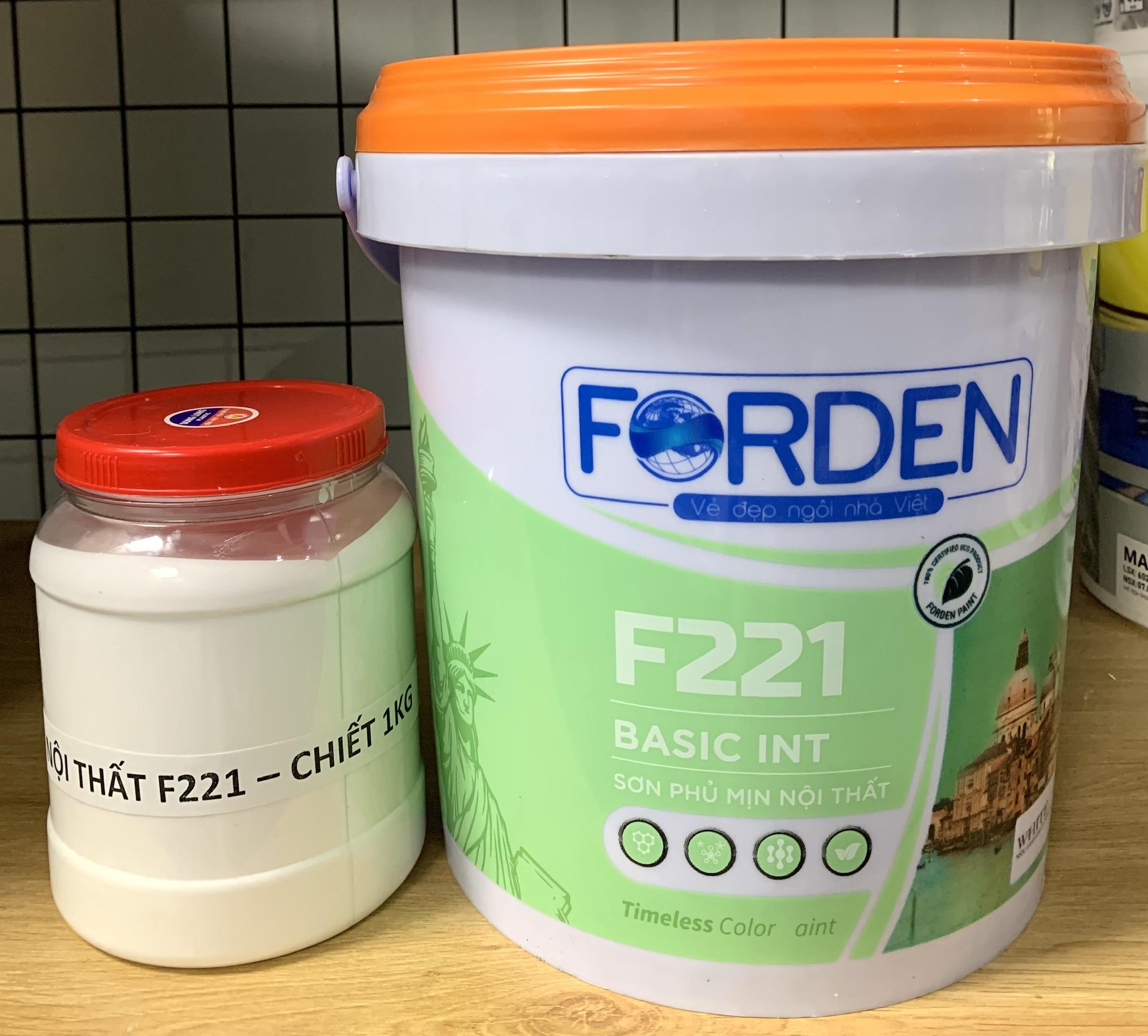 Sơn tường nội thất forden f221 - 1kg