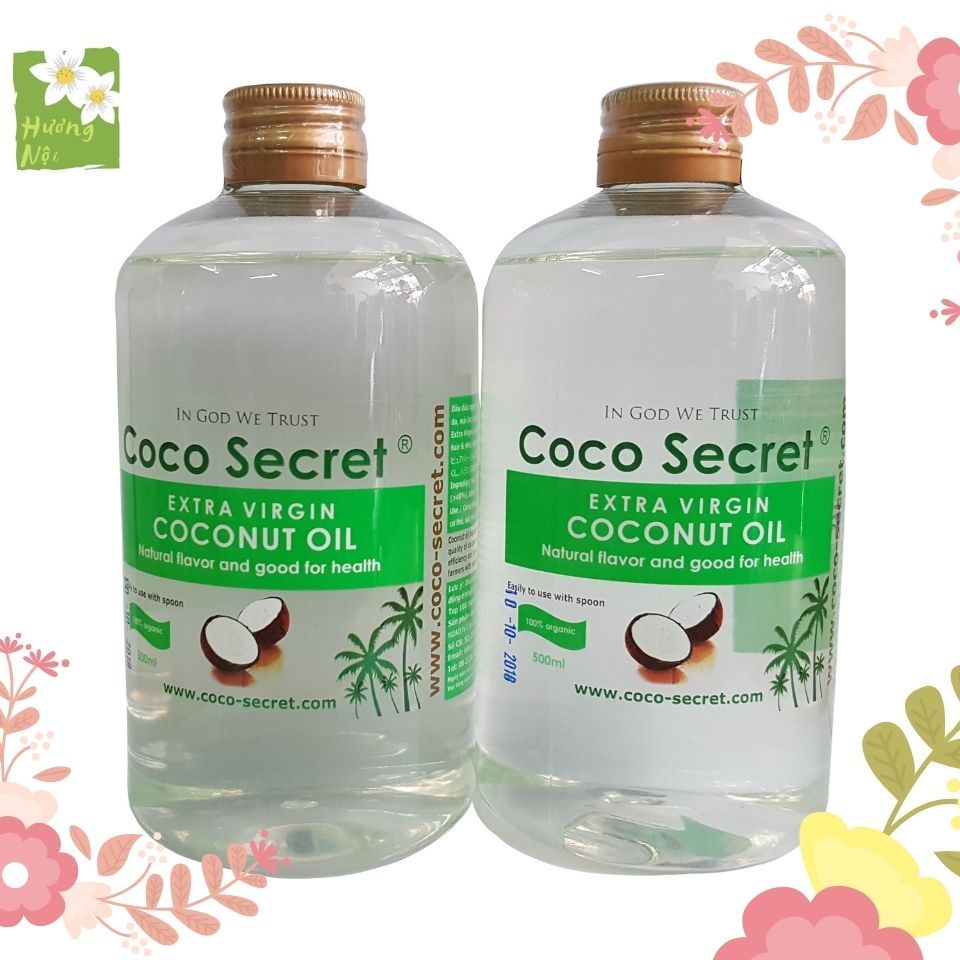 [HCM]Dầu dừa nguyên chất CocoSecret 1000ml (2 chai 500ml)