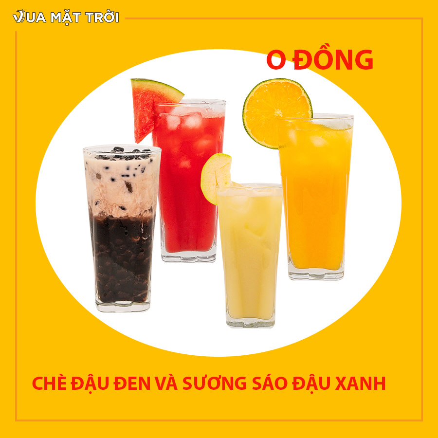 [HCM] Chè đậu đen và sương sáo đậu xanh giá 0 Đồng.