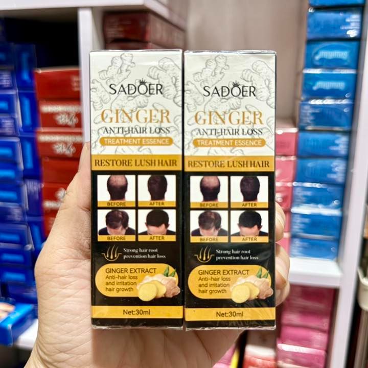 Tinh chất Sadoer chiết xuất gừng kích  mọc tóc và chống rụng tóc tiện lợi 30ml