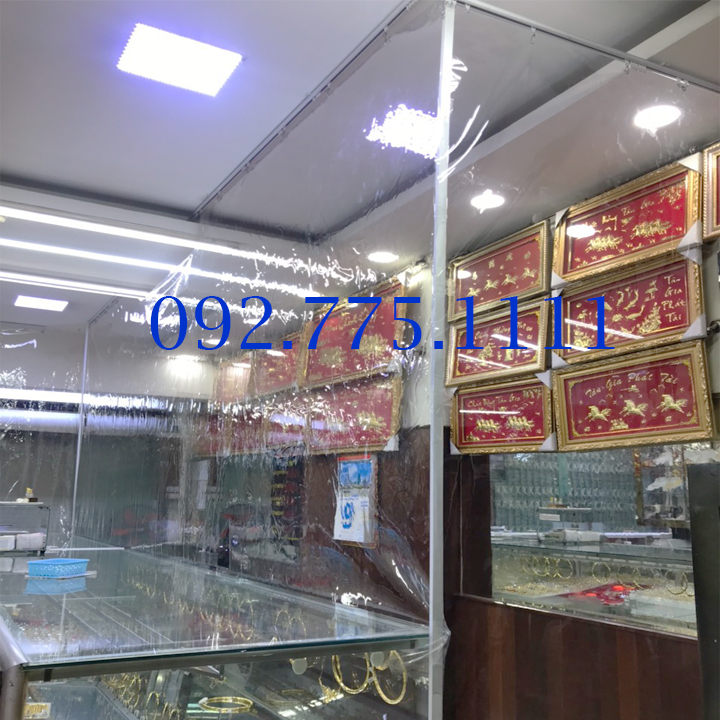 [HCM]Tấm nhựa PVC ( khổ rộng 2m x dày 0.5mm) đa công dụng |Tấm nhựa trong suốt |Tấm cao su chắn khuẩn.