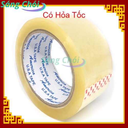 1 Cuộn Băng Keo Trong OPP Cao Cấp 4.8cm x 100yard Dính Cao Đóng Gói Hàng - 1 Roll High Quality Transparent OPP Adhesive Packing Tape 4.8cm x 100yard - 4F8 4.8 cm x 100 yard - 48 mm x 100 yard - Sáng Chói