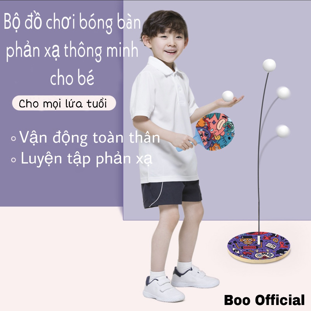 Bóng bàn luyện tập phản xạ cho mọi lứa tuổi