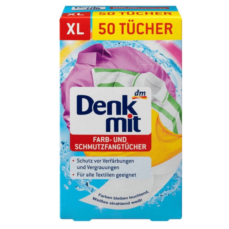Miếng giữ màu quần áo Denkmit - 50 miếng
