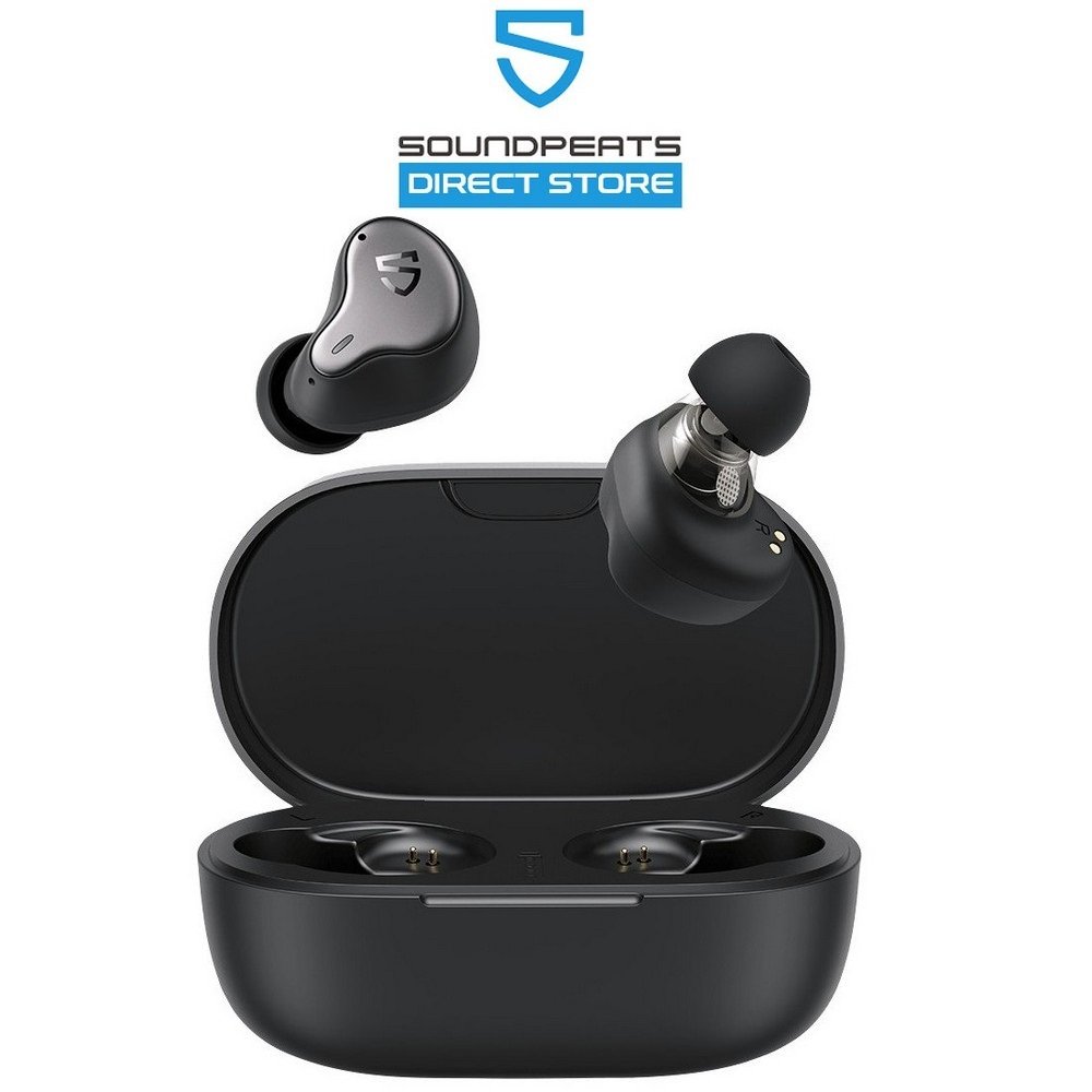 Tai Nghe True wireless Soundpeats H1 - Dual Hybrid Driver - Knowles balanced armature - Game Mode - QCC3040 - Bluetooth 5.2
