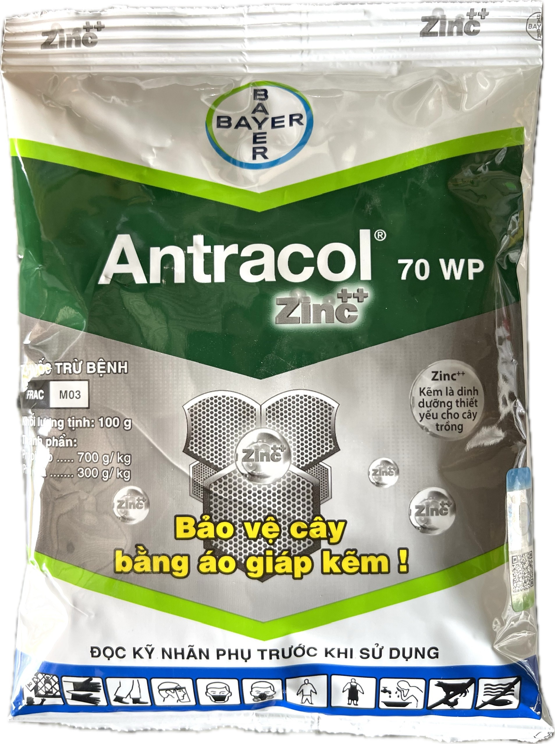 Thuốc Trừ Bệnh Cây Trồng - Antracol 70WP - Gói 100g
