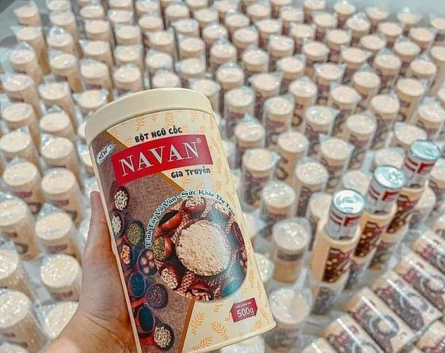 Bột ngũ cốc Navan gia truyền 7 vị 500g giúp tăng cường sức khoẻ- Lợi sữa- Tăng cân