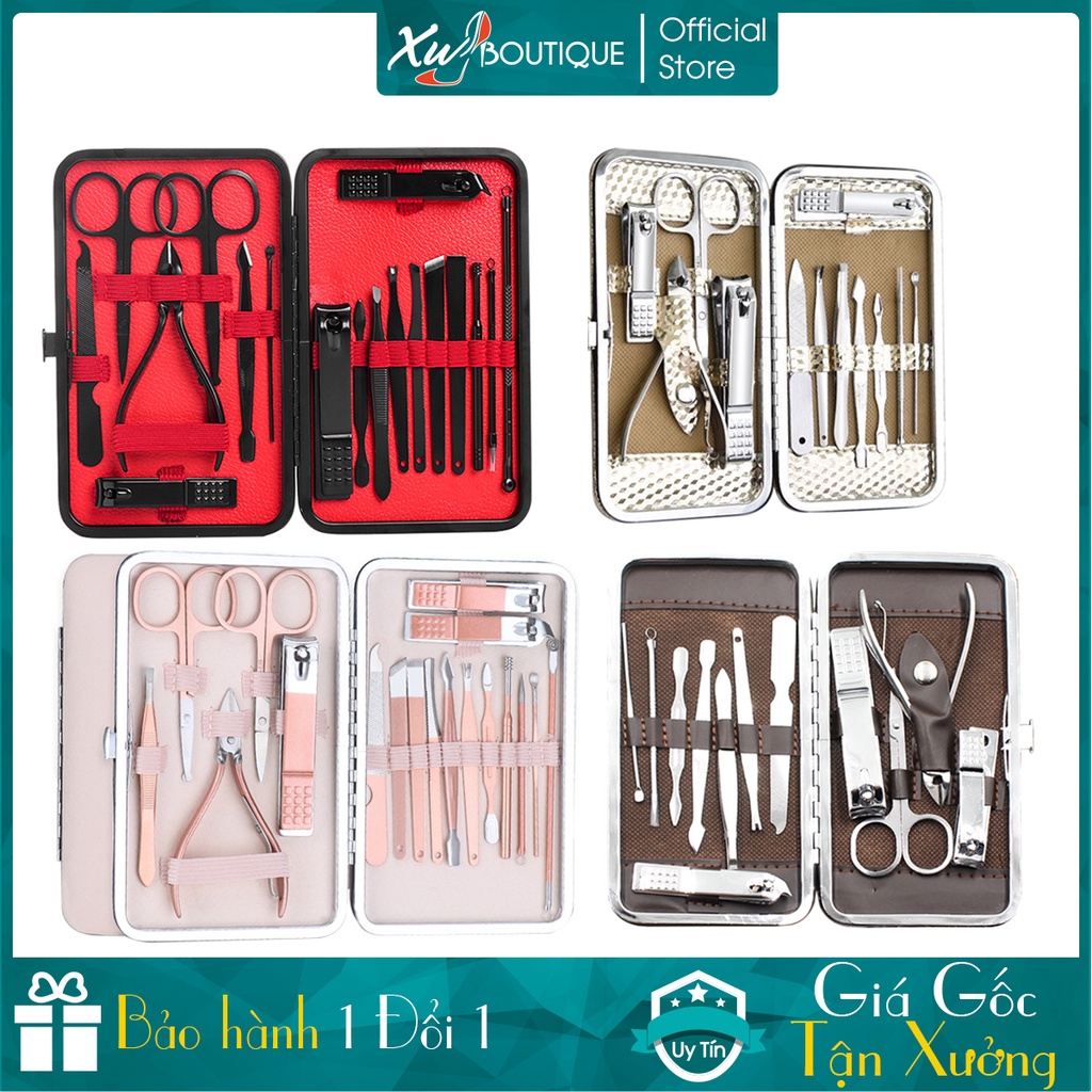 Bộ kềm cắt, dũa bấm móng tay, móng chân làm nail care cao cấp tiện dụng