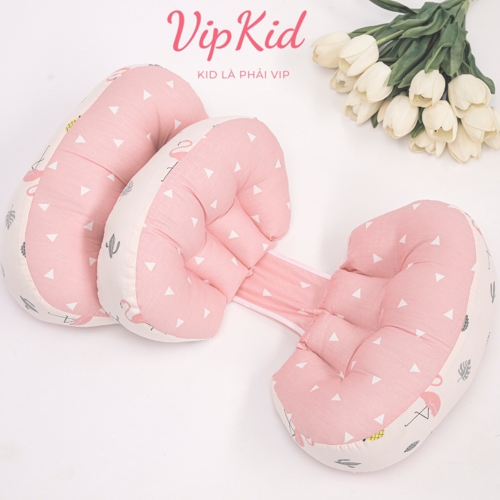 ✉ Gối bầu cánh tiên Carekids kèm gối phụ gối bà bầu giảm đau lưng đỡ bụng cho bà bầu một giấc ngủ ngon - Vipkid