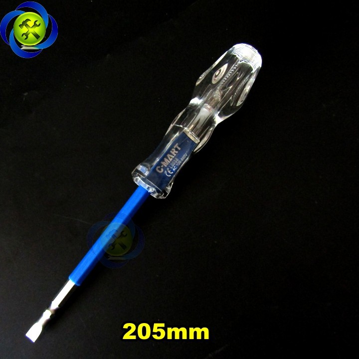 Bút thử điện hai đầu c-mart l0038 điện ac 100-500v dài 205mm