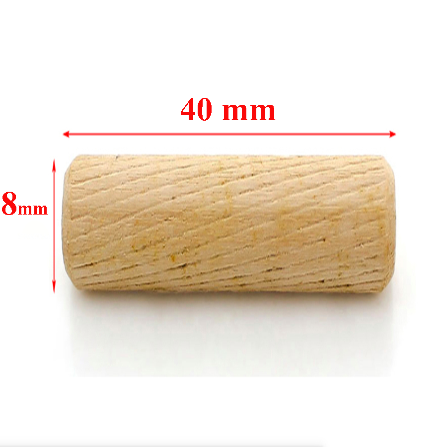 Chốt gỗ phi 8 - dài 40mm - liên kết ghép ván