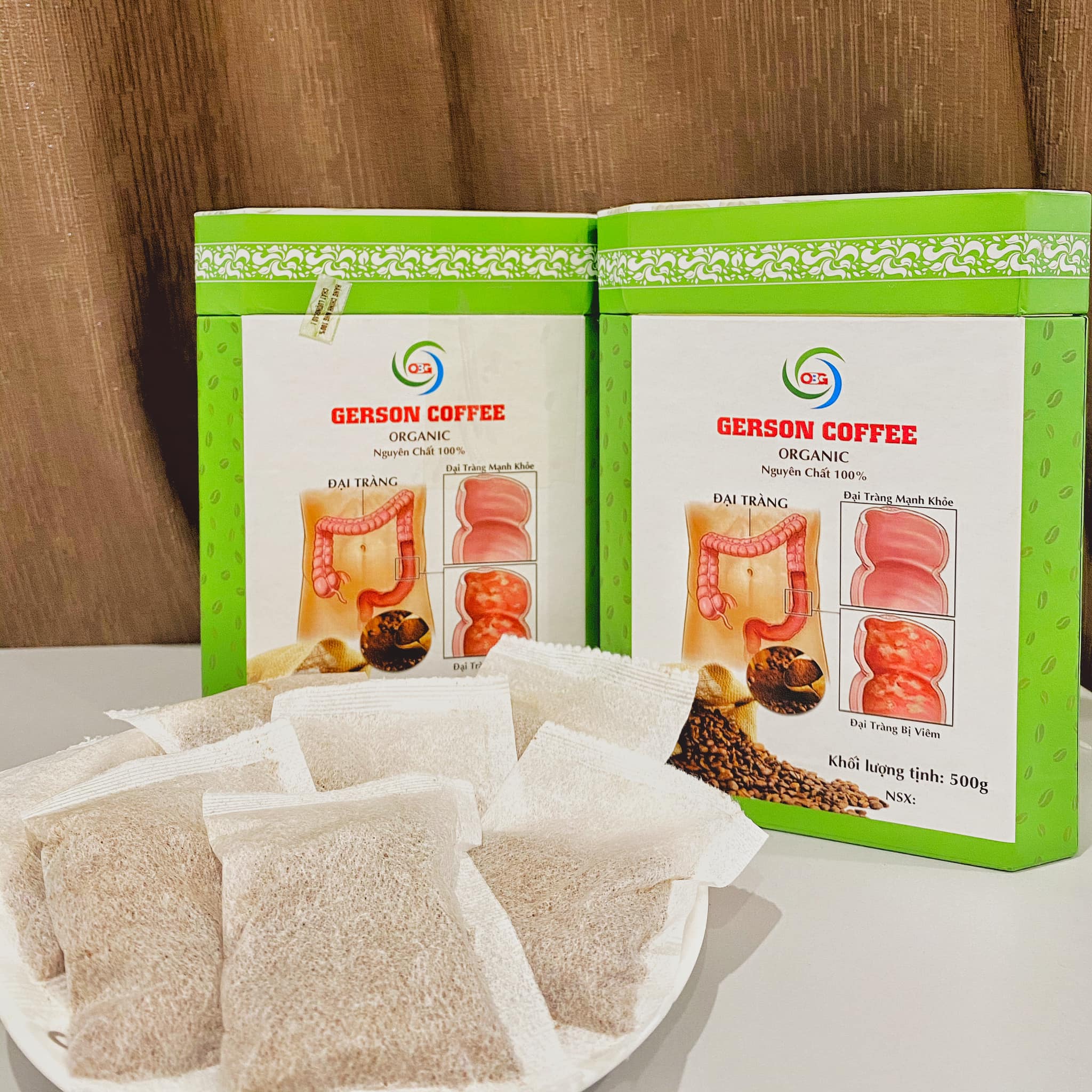 Cà phê hữu cơ thải độc đại tràng Dạng Túi Lọc tiện lợi Gerson Coffee