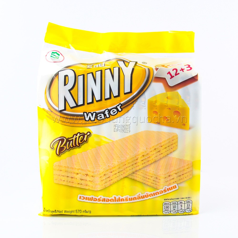 Bánh xốp thái lan rinny vị phô mai 408gr