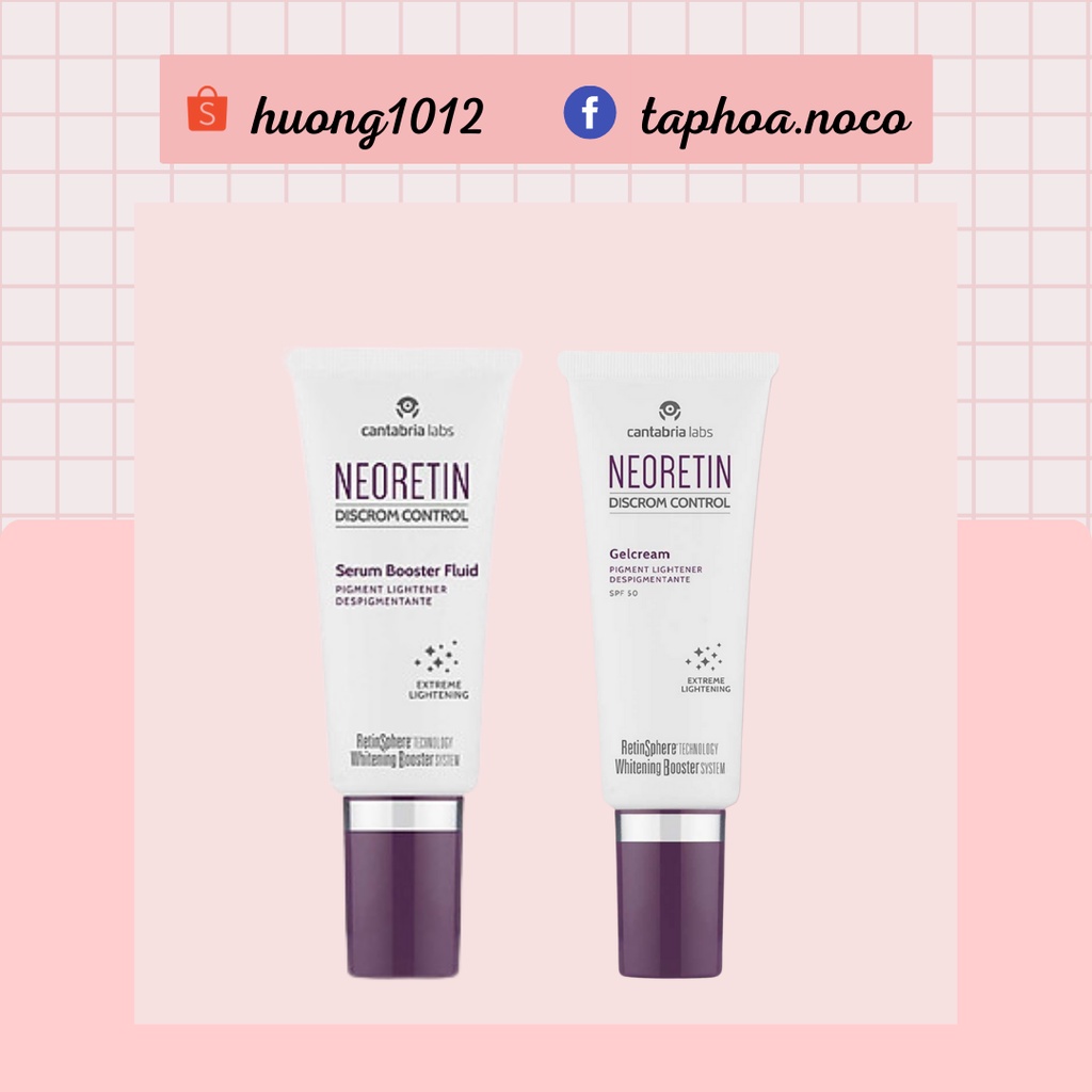 Serum, Kem Chống Nắng Neoretin - Neoretin Discrom Control